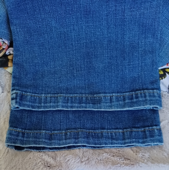 PRE-LOVED TOO SUPERLOW FLARE 524 LEVI'S 7M 99% COTTON/1% SPANDEX 5-POCKET - Picture 11 of 12